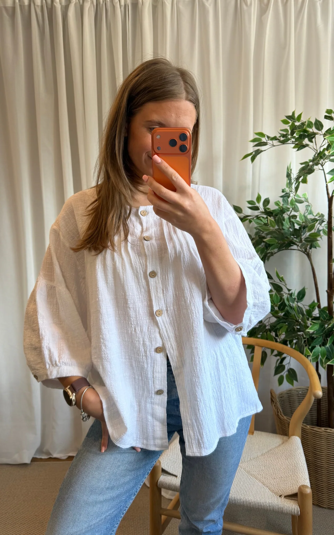 Esmae Button Top